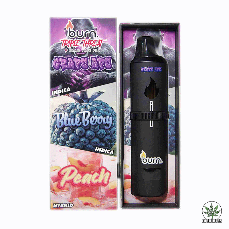 Burn Triple Threat 9g Disposable THC Vape gallery