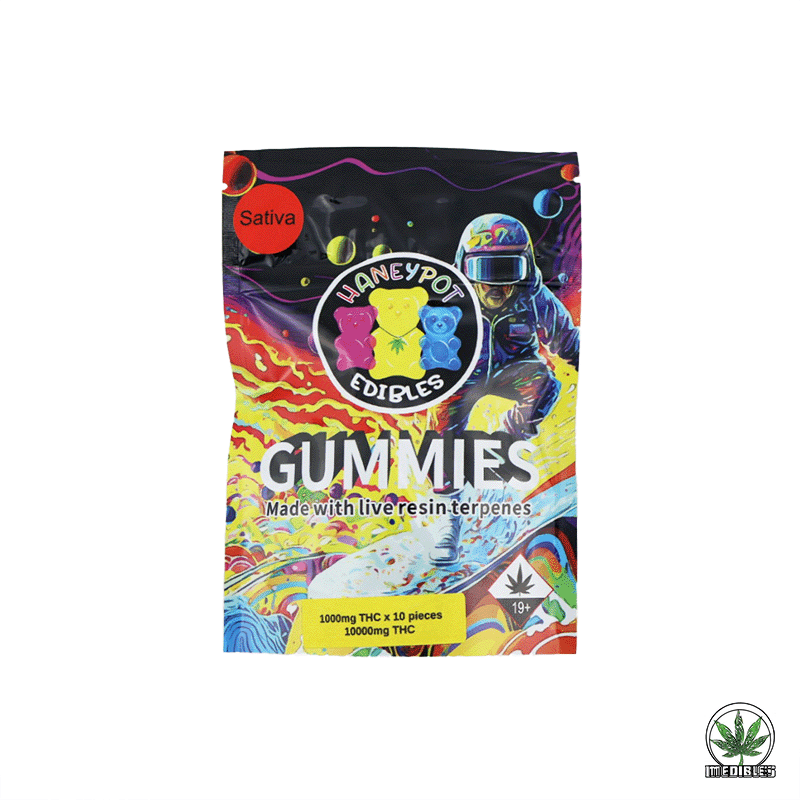Haneypot Edibles Live Resin Terpene Gummies 10,000mg gallery
