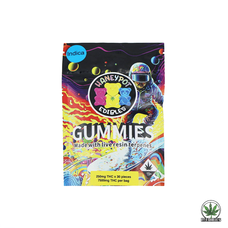 Haneypot Edibles Live Resin Terpene Gummies 7500mg gallery