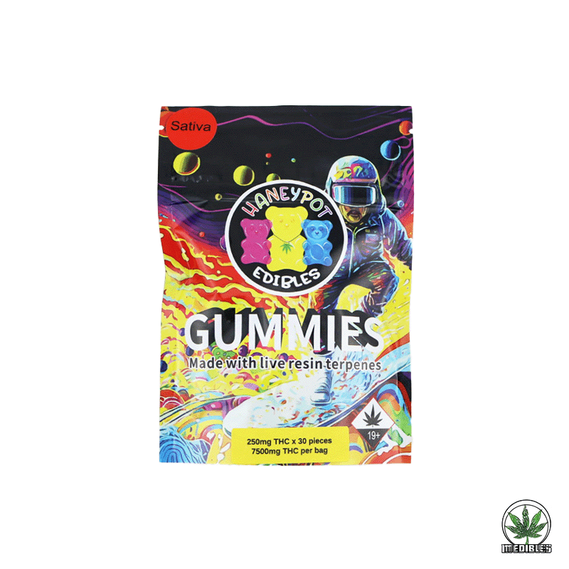 Haneypot Edibles Live Resin Terpene Gummies 7500mg gallery