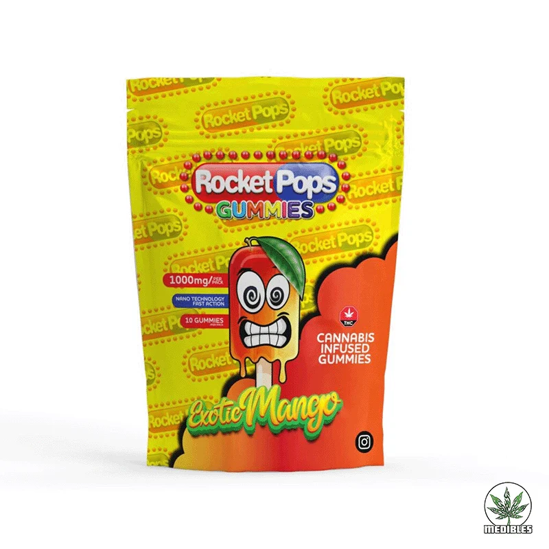 Rocket Pops 1500MG THC Gummies - Sweet Peach gallery