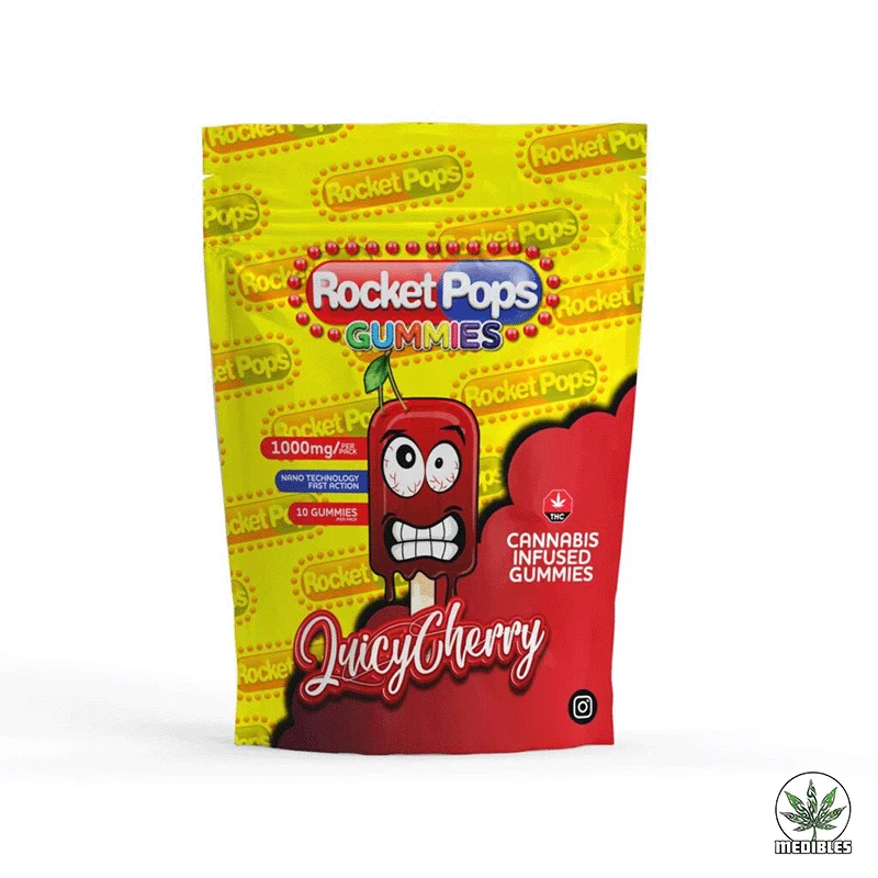 Rocket Pops 1500MG THC Gummies - Sweet Peach gallery