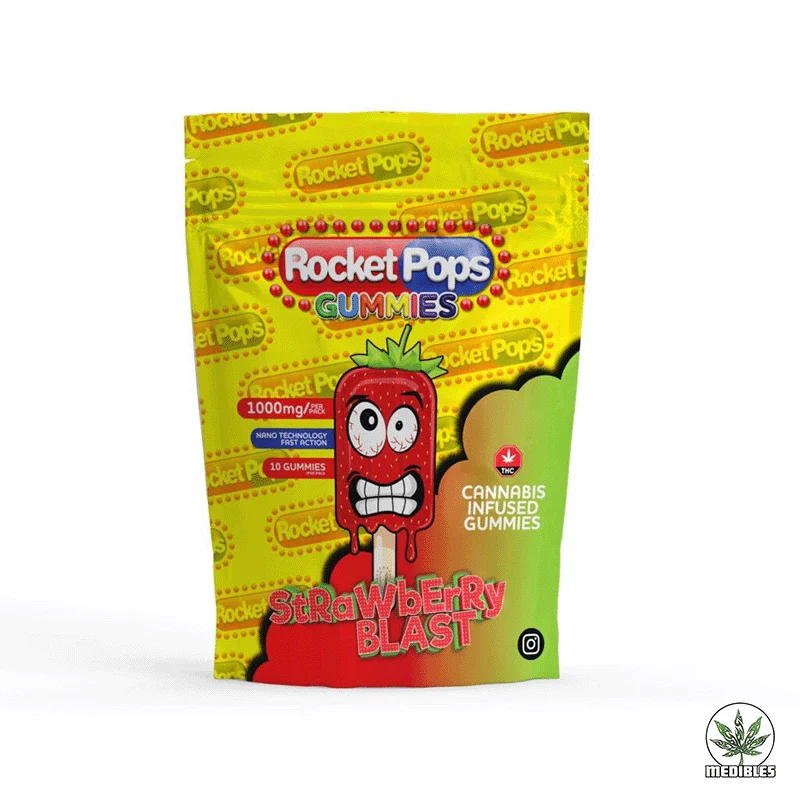 Rocket Pops 1500MG THC Gummies - Sweet Peach gallery