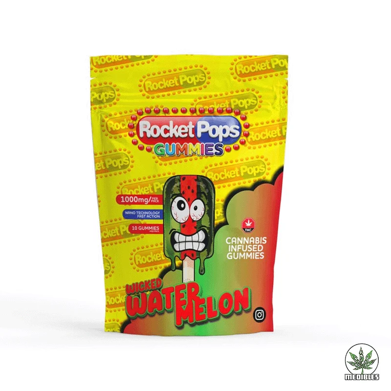 Rocket Pops 1500MG THC Gummies - Sweet Peach gallery