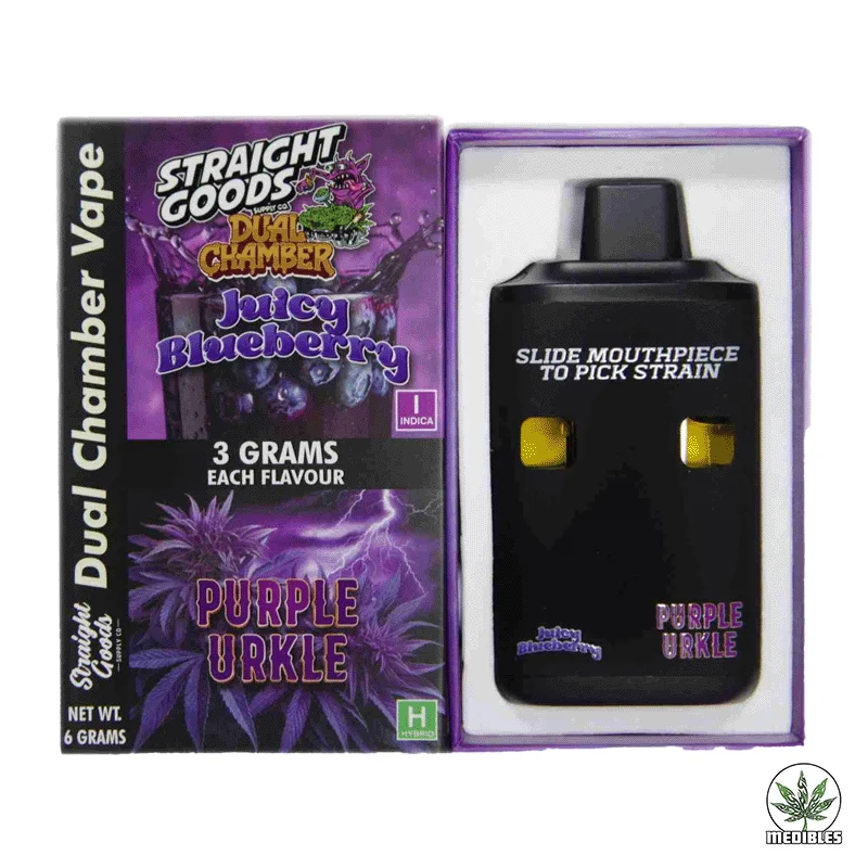 STRAIGHT GOODS Dual Chamber 6G Disposable THC Vape gallery