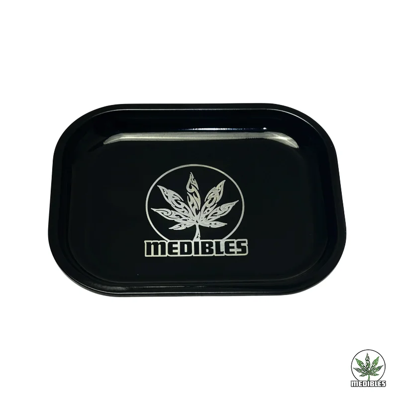 Mohawk Medibles Rolling Tray - Black gallery