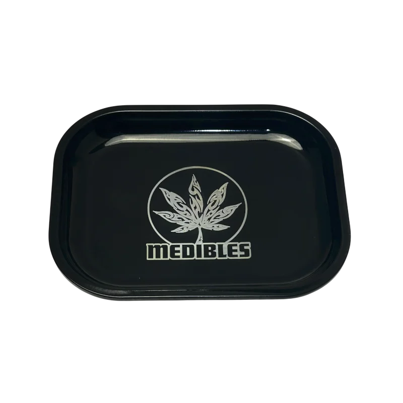 Mohawk Medibles Rolling Tray - Black gallery