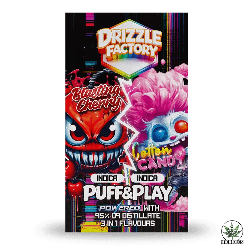 Drizzle Factory 6G Puff & Play Vapes - Apple Berry (S) + Fruit Punch (I) gallery