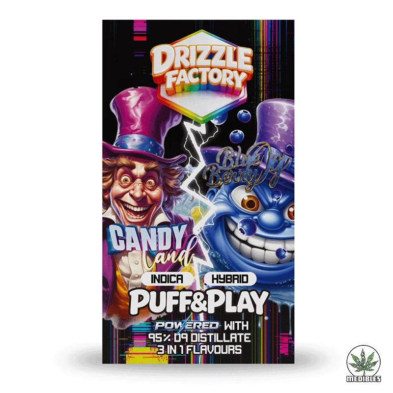 Drizzle Factory 6G Puff & Play Vapes - Apple Berry (S) + Fruit Punch (I) gallery
