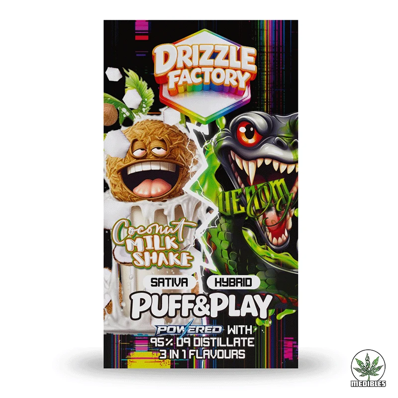 Drizzle Factory 6G Puff & Play Vapes - Apple Berry (S) + Fruit Punch (I) gallery