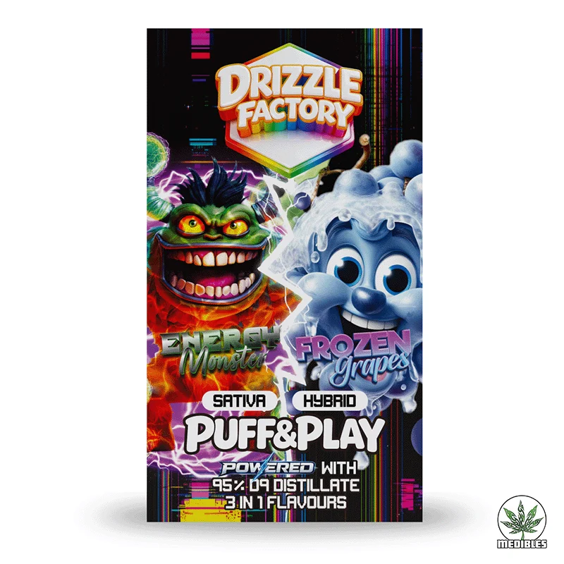 Drizzle Factory 6G Puff & Play Vapes - Apple Berry (S) + Fruit Punch (I) gallery