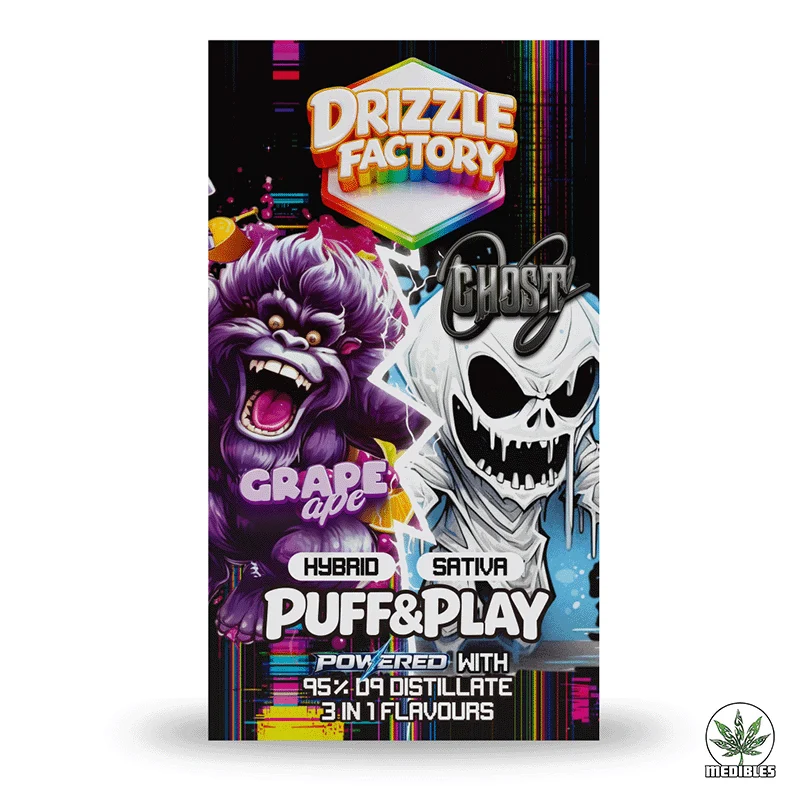 Drizzle Factory 6G Puff & Play Vapes - Apple Berry (S) + Fruit Punch (I) gallery