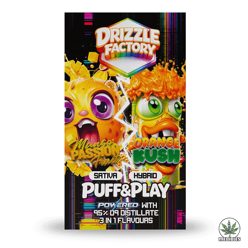 Drizzle Factory 6G Puff & Play Vapes - Apple Berry (S) + Fruit Punch (I) gallery
