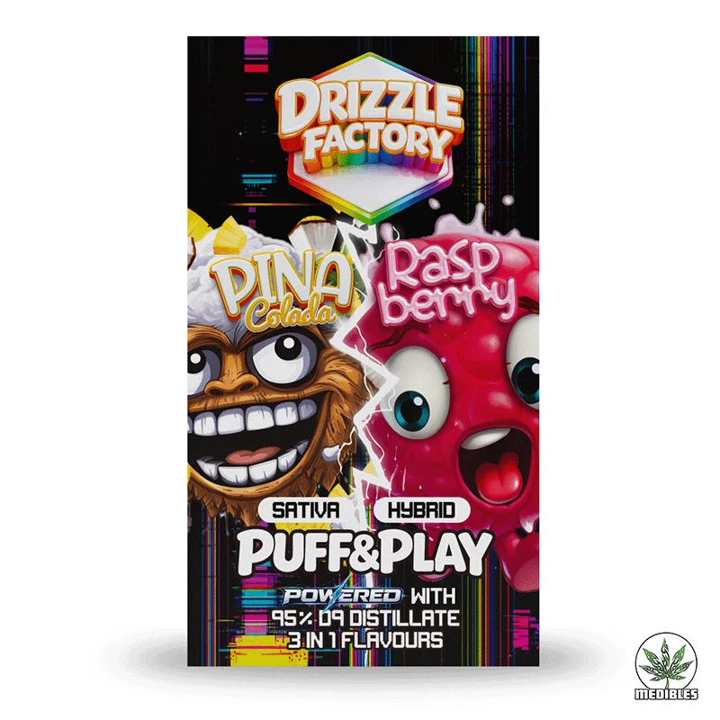 Drizzle Factory 6G Puff & Play Vapes - Apple Berry (S) + Fruit Punch (I) gallery