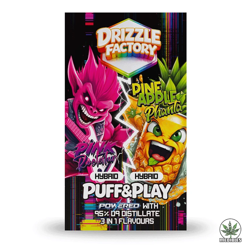 Drizzle Factory 6G Puff & Play Vapes - Apple Berry (S) + Fruit Punch (I) gallery