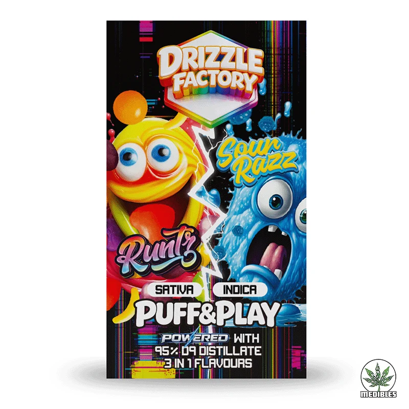 Drizzle Factory 6G Puff & Play Vapes - Apple Berry (S) + Fruit Punch (I) gallery