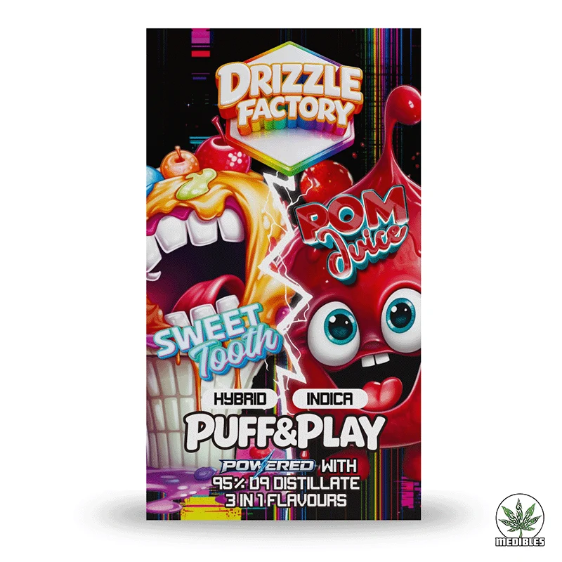 Drizzle Factory 6G Puff & Play Vapes - Apple Berry (S) + Fruit Punch (I) gallery